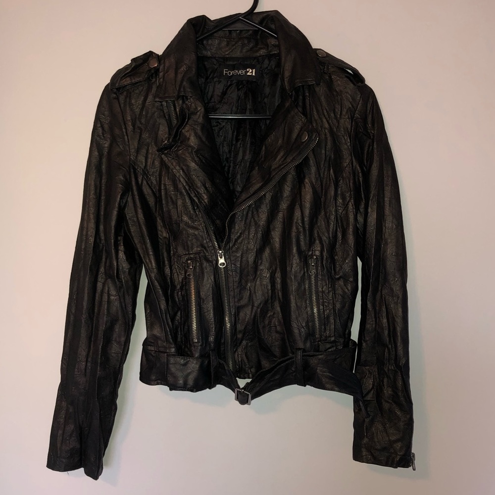 Forever 21 Leather Moto Jacket
